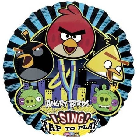 Шар музыкальный «Angry Birds»