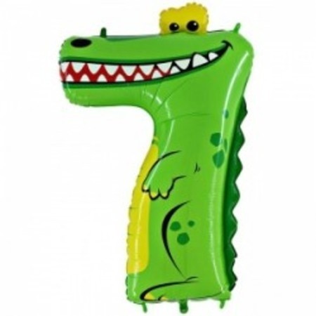Цифра 7 - Крокодил