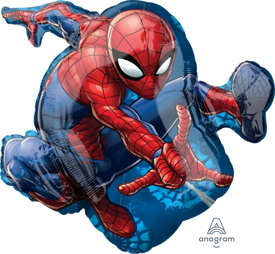 Фольгированный шарик Человек паук в прыжке