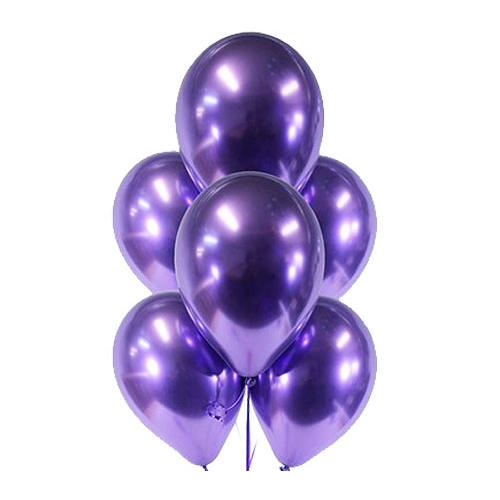гелиевые шары Фиолетовый, хром