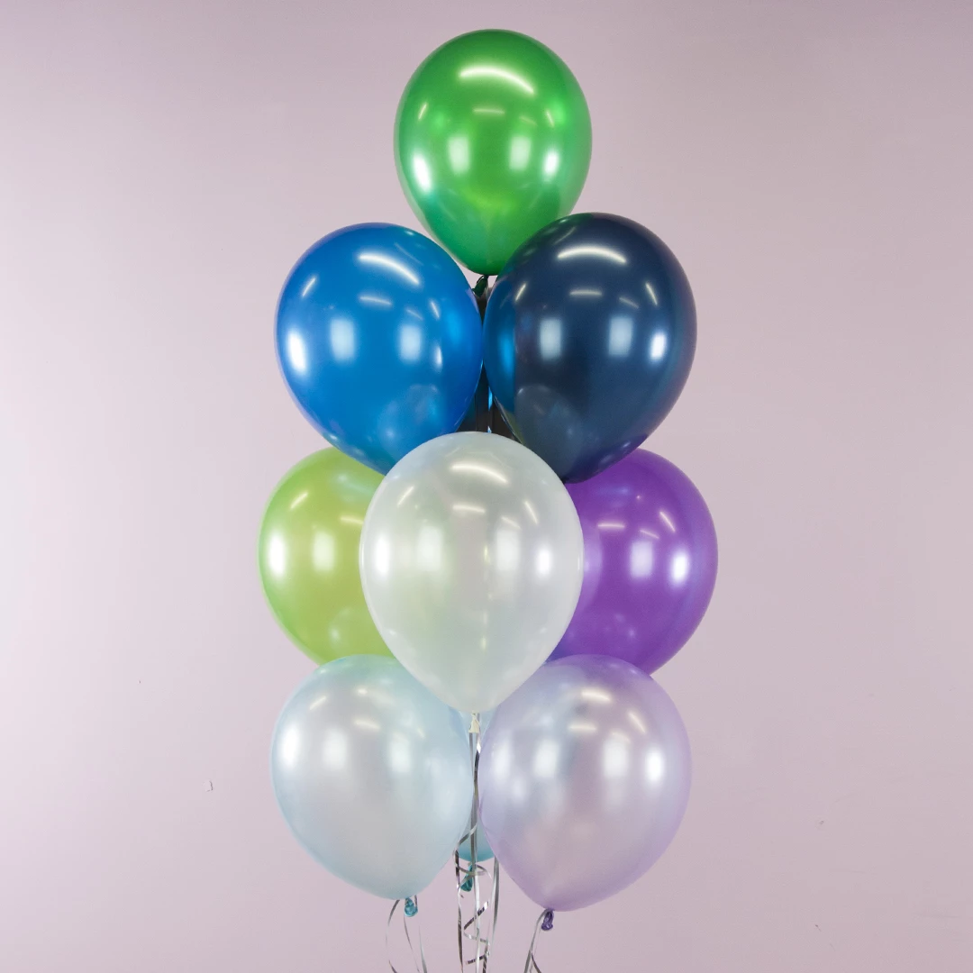 Воздушные шары металлик