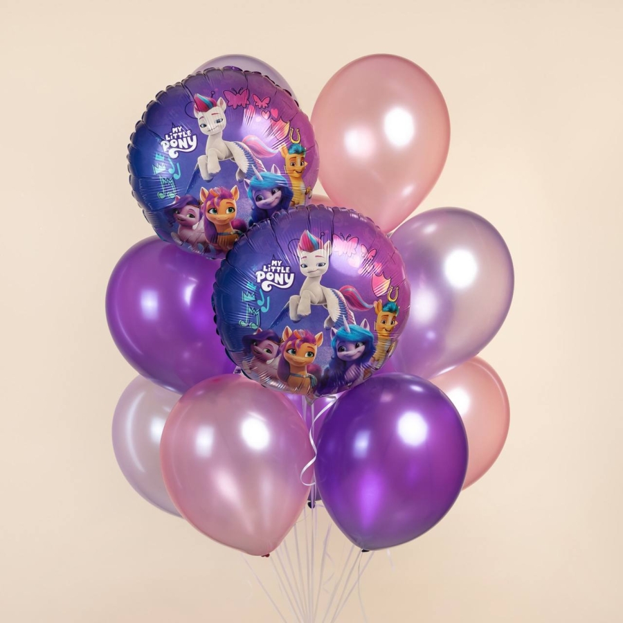 Букет из шаров «Компания My Little Pony»