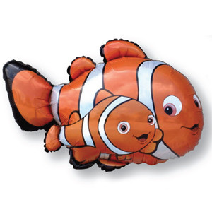 Фольгированный шар Рыба-клоун «Немо»