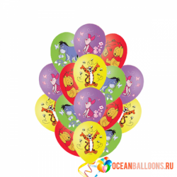 Воздушные шары «Винни Пух и его друзья»