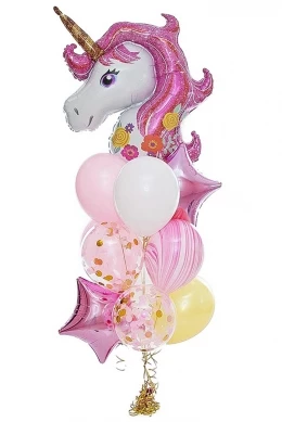 Композиция воздушных шаров «Величие Единорога»