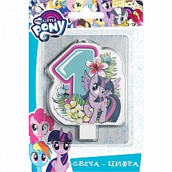 Свеча цифра 1 My Little Pony