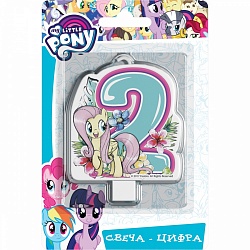 Свеча цифра 2 My Little Pony