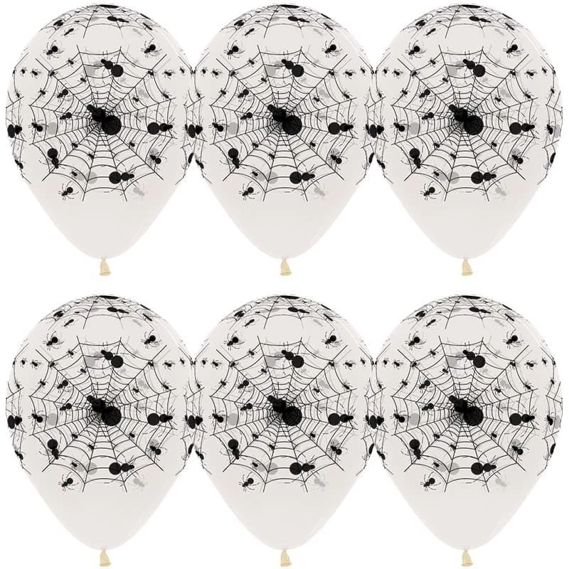 Гелиевые шары Пауки, Прозрачный