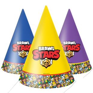 Колпаки Brawl Stars, Ассорти, 6 шт