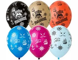 Гелиевые шары С Днем Рождения Пират