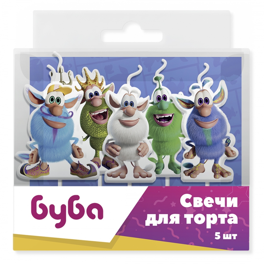 Свечи Буба, Играем Вместе, 5 шт